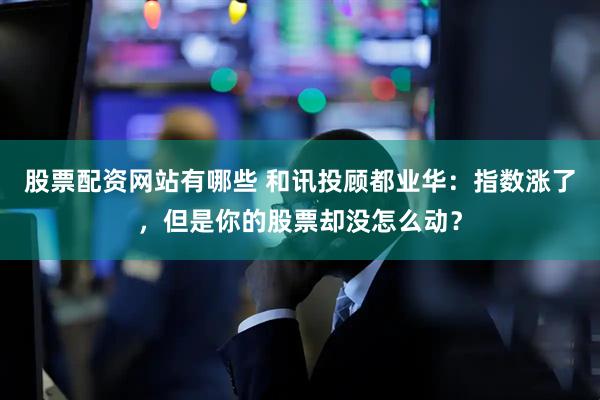 股票配资网站有哪些 和讯投顾都业华：指数涨了，但是你的股票却没怎么动？